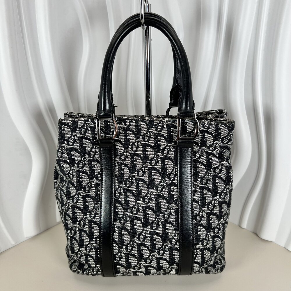 Christian Dior Vintage Trotter Tote Bag